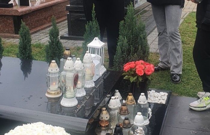 Przy grobie ś.p. Mai Wiercioch